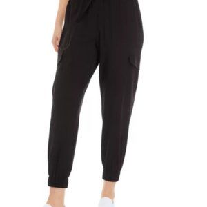 SOHO Apparel Ltd. Size Small Women Navy Blue Cargo Sweatpants